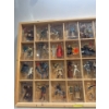 Image 3 : Collection of Star Wars Action Figures in a Wood Frame