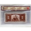 Image 2 : Graded Canadian 1937 $2 Choice UNC Prefix: L/R