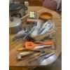 Image 7 : Comprehensive Kitchenware Set with Crock-Pot, Pots,Vintage Utensils, and More