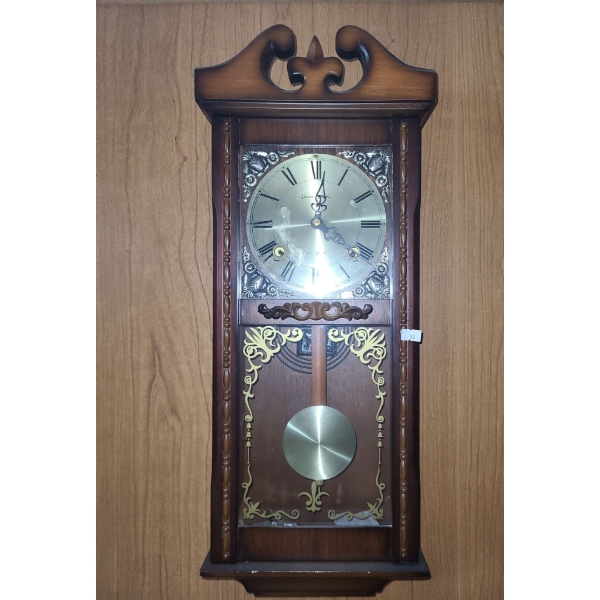 Daniel Dakota 31 Day Pendulum Wall Clock 9 X 24, Winding Key Included 