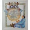 Image 2 : "Drum Song", Artist: Barbara Lavallee, 364/750, Offset Lithograph Framed Under Glass 22 x 25.5 