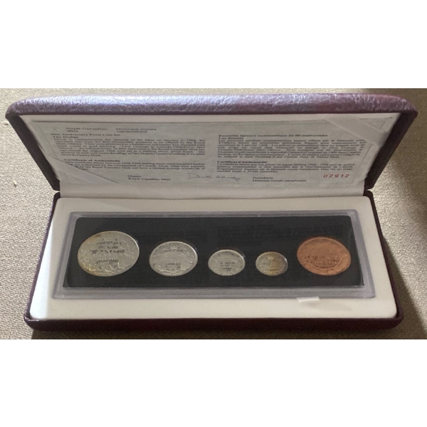 1998 90th Anniversary Proof Coin Set 92.5% Silver  20.917 Grams