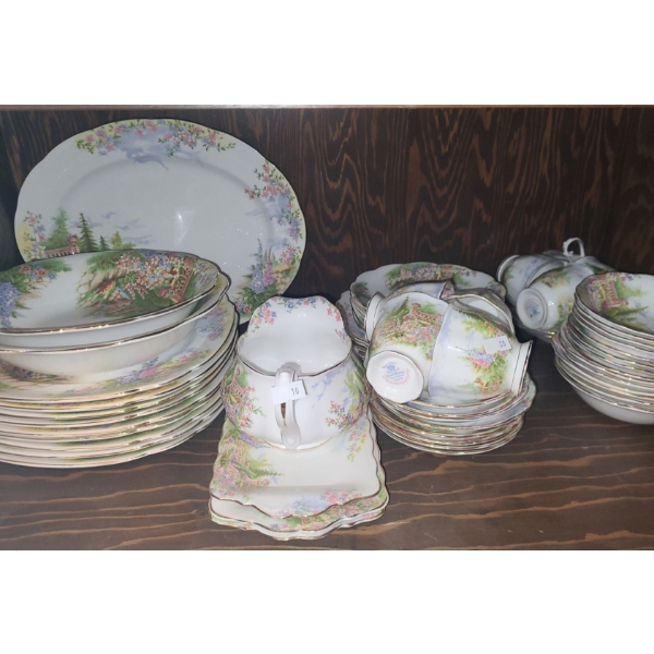 Royal Albert "Kentish Rockery" Pattern Bone China Dinnerware 