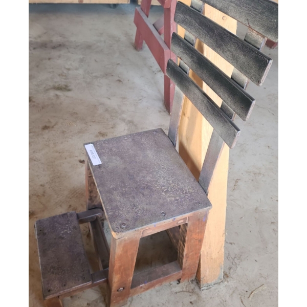 Wooden Utility Step Stool 14 w, 12 l, 38 h (size is with the step closed)