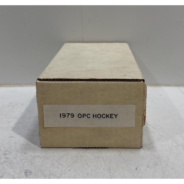 Box of 1979 OPC Hockey Cards