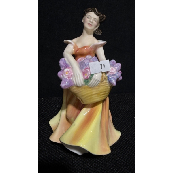 Royal Doulton HN 2410  "Leslie" Modelled by Larry Nice U (8"tall) 1985 