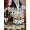 Image 4 : Volkstedt Porcelain Couple Figurine - Rococo Style  7T