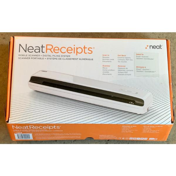 New Neat Reciepts Mobile Scanner & Digital Filing System