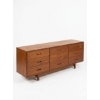 Image 1 : Mid-Century Modern Teak Dresser with Nine Drawers