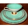 Image 5 : Assorted Vintage Tea Sets w/ Floral Or Geometric Designs- Bavaria West Germany Tea Cups & Saucers