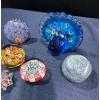 Image 3 : Glass Decor Pieces with Colourful Designs Blown Inside