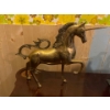 Image 2 : Collection of Brass, Plastic, And Stone Carvings Of Horses, Unicorns, And Donkeys
