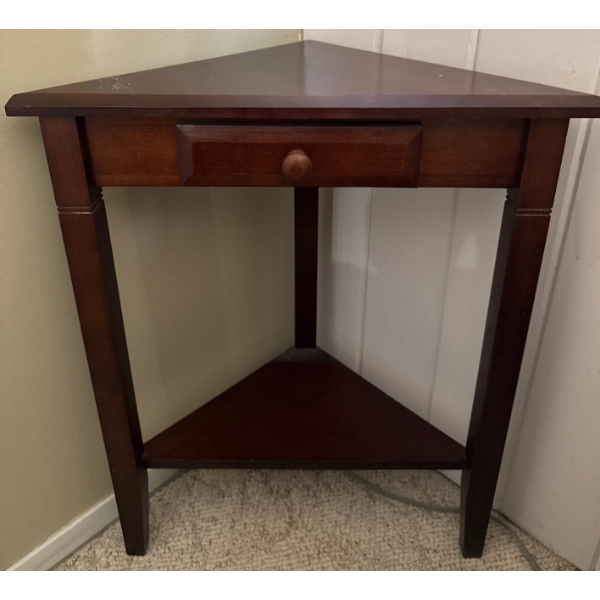 Decorative Corner Curio Table 24T