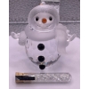 Image 2 : Swarovski Crystal Snowman with Seal tube of Snowflakes