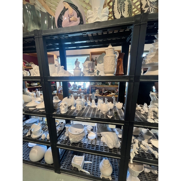 all ceramic items and rack included