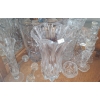 Image 3 : Crystal/ Glass Decor Including: Bowl 9" Diameter Top, 5 T, Candlesticks and More! 