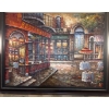 Image 1 : Antoine (Signed Lower Right), Title: Paris Bistro Courtyard Medium: Oil on Canvas