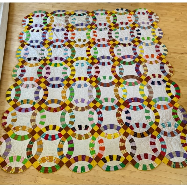 Artistic Quilt Hand Made 101 x 88