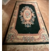 Image 1 : Floral Wool Area Rug Excellent Condition 96x66