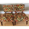 Image 6 : Trio of Vintage Upholstered Chairs- 21 W, 21 D, 28 T (Lighter Wood Legs) and Two 24 W, 22 D, 28 T 