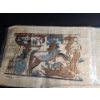 Image 4 : Reproduction Egyptian Papyrus Paintings: Three 25 X 17
