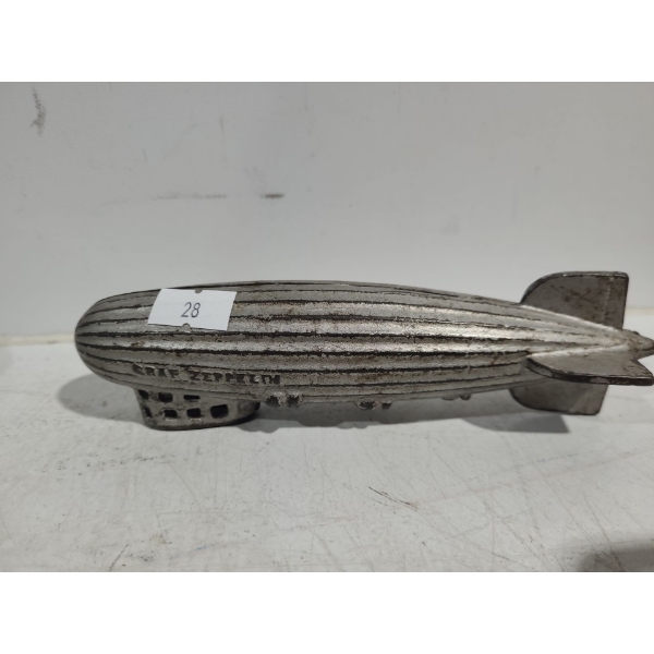 Vintage Coin Bank: "Graf Zeppelin" 6.5 W, 1.5 T 