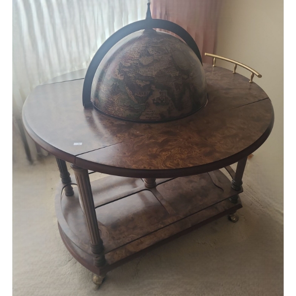 Barcart w/ Globe 34 W, 31 D, 35 T 
