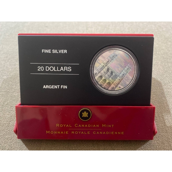 2006 $20 Canadian Fine Silver Hologram Coin, Royal Canadian Mint