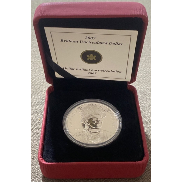 2007 Proof Dollar 92.5% Silver 25.175 Grams