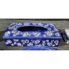 Image 8 : 1970's Arnel's Pottery WedgeWood Blue Ceramic Set, Roman/ Greek Theme