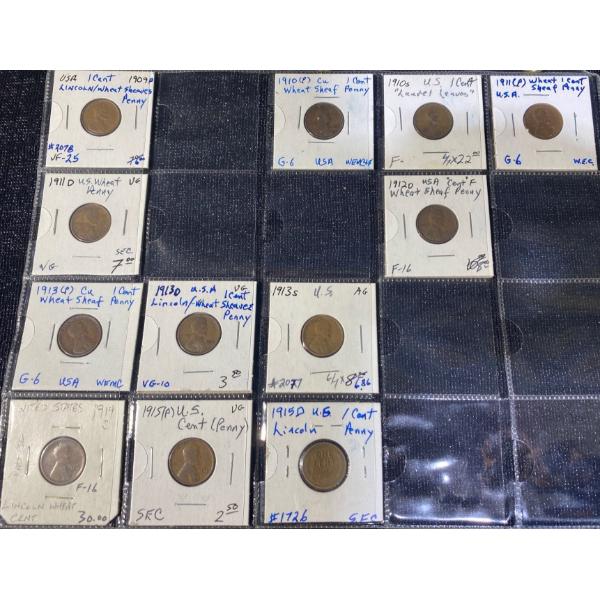 Lincoln Wheat Penny Collection
