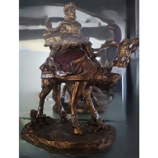 Camel Rider Ceramic Statue 10 T