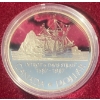 Image 2 : 1987 400th Anniversary of John Davis Dollar Coin 50% Silver 23.3 Grams