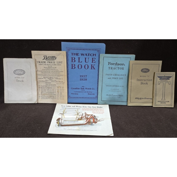 Antique Ford Manuals Including Ford Model T