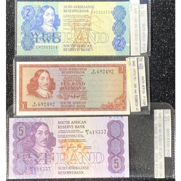 Collection of South African Paper Money