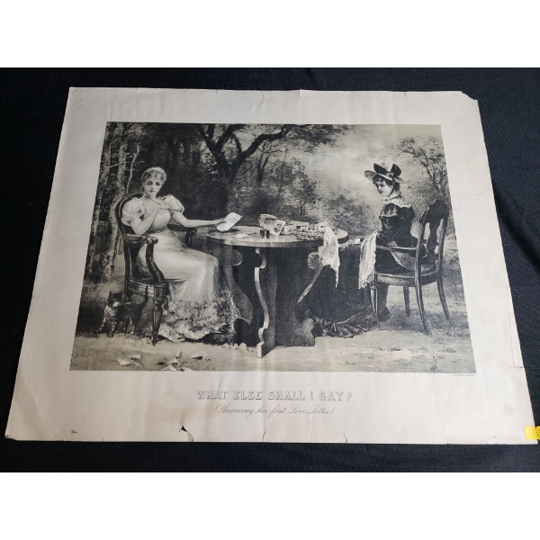 What Else Shall I Say? Print 20 X 16, Not Framed