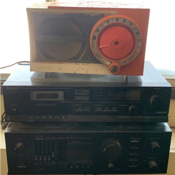 Integrated Amplifier AUG77X w/ Sony Cassette Deck & More