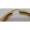 Image 6 : 585 Italy Yellow Gold Hoop Earrings (11.6 Grams Total)