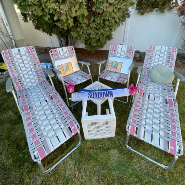 Outdoor Entertaining Accessories - Lawn Chairs, Loungers, Reflective Sun Matts & More