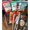 Image 3 : Assorted Kitchen Items & Cook Books  Cutlery Set Included  Cuisinart Knife Set, Company's Coming Boo