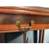 Image 3 : Mahogany Table with Brass Drawer Pulls