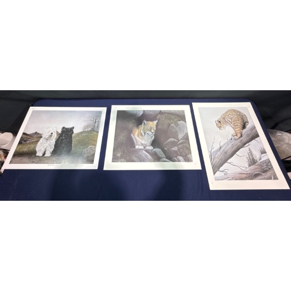 Alex Halliburton Fallen Timber, Woodland Watch, The Master's Return Scottish Terriers Prints
