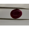 Image 2 : 6.65ct Oval Cut Natural Mozambique Ruby, Measuring 12.7x10.2x4.4mm