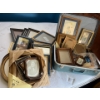 Image 1 : Collection Of Frames In A Variety Of Sizes With Retro Blue Luggage