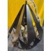 Image 4 : Brass and Black Multi-Piece Lighting Fixture Set