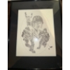 Image 3 : Kraft NHL Hockey Framed Sketches/Drawings Of Grant Fuhr & The Oilers Team