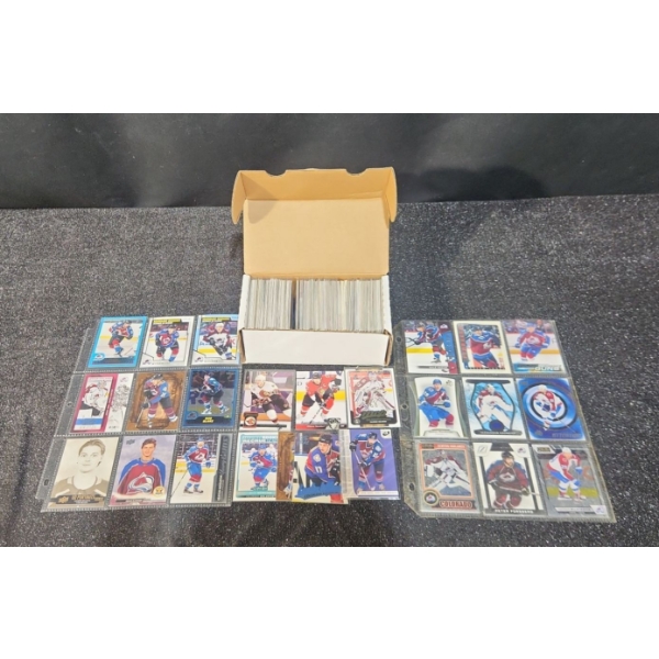 1 Box of Colorado Hurricanes 1997-2026 Era Hockey Cards With 2 Sleeves