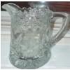 Image 3 : Vintage Jeannette Glass 'Anniversary' Pattern Ribbed Punch Bowl w/ Cream & Sugar 