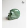 Image 4 : Natural Hand carved Aventurine skull 3 IN T 