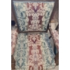 Image 3 : 3 Chairs & Bench.  Armchair 24 w 21 d 38 1/2 h.  Bench 26 w 18 d 18 h.  2 Chairs 19 w 17 1/2 d 37 h